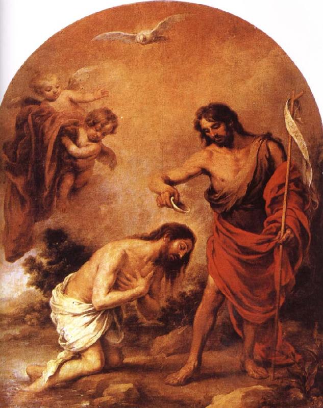 Bartolome Esteban Murillo Baptism of Jesus China oil painting art